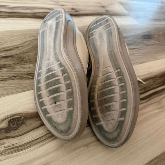 ECCO Flexure T-Cap Low Pink Leather Sneakers Womans Size 9 - Picture 5 of 8